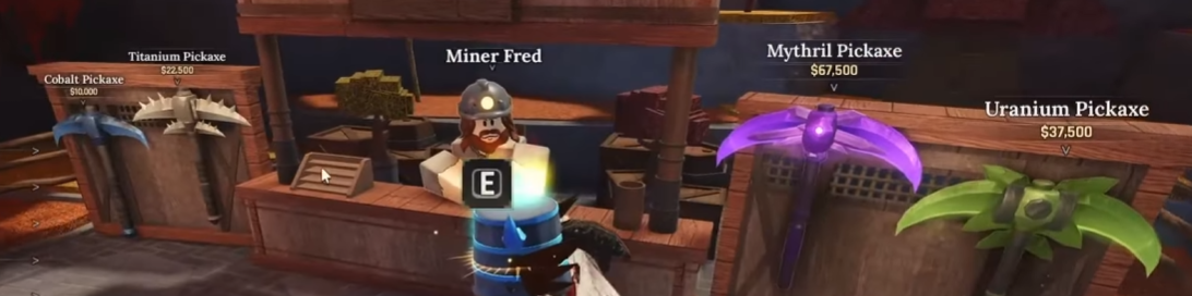 pickaxe the forge